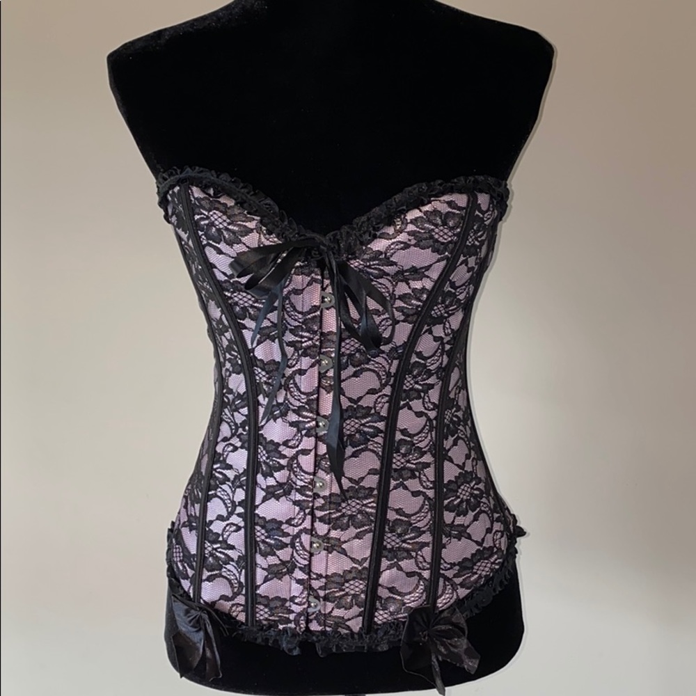 Valentines Day ♥️ Pink and black corset